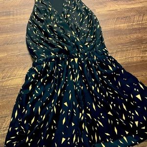 Black and Gold Romper